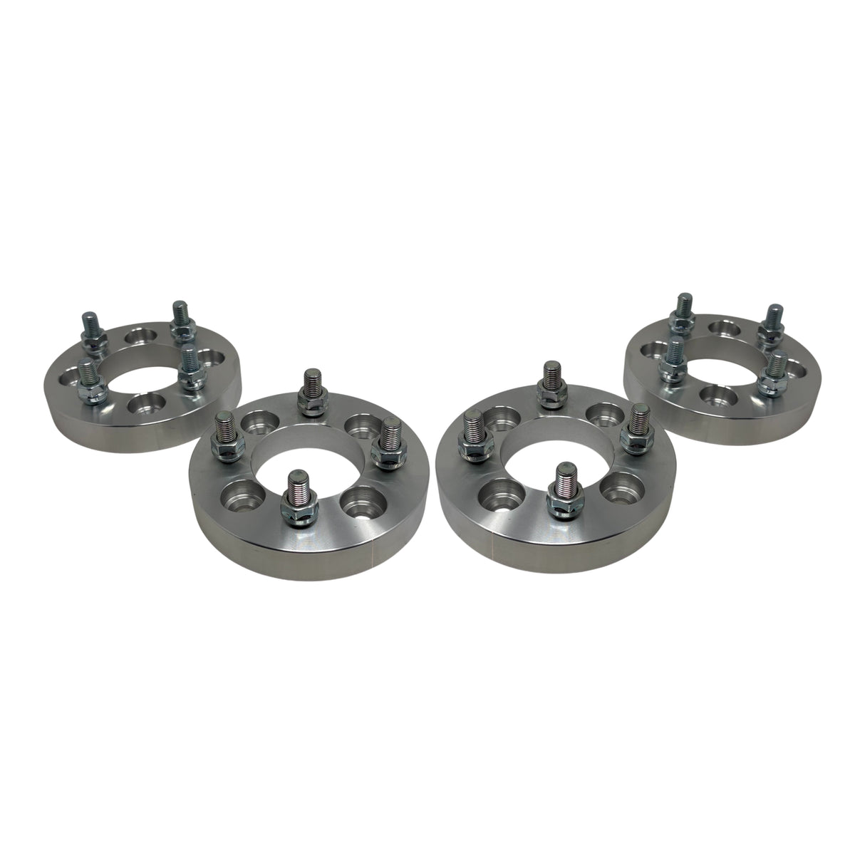 4 Wheel Adapters / Spacers 1" Inch Thick | 4X100 To 4X4.25 | 4 Lug 100 | 12X1.5