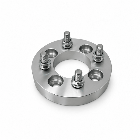 4x 4x4.5 Wheel Spacers | 1.5" Inch (38mm) | 12x1.5 Studs & Lug Nuts | 71mm Center Bore | Forged 6061 T-6 Aerospace Grade Hard Anodized Aluminum - SET Group USA