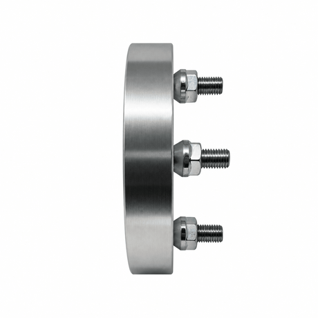 4x 4x4.5 Wheel Spacers | 1.5" Inch (38mm) | 12x1.5 Studs & Lug Nuts | 71mm Center Bore | Forged 6061 T-6 Aerospace Grade Hard Anodized Aluminum - SET Group USA
