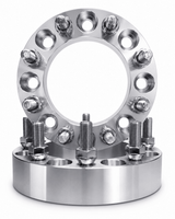 4x 8x170 Wheel Spacers Ford F-250/F-350 2003+, 2" inch, 2 Hub & Wheel Centric Fronts + 2 Lug Centric Rears, M14x1.5 + 32 Free Black or Chrome Spline Lug Nuts - SET Group USA