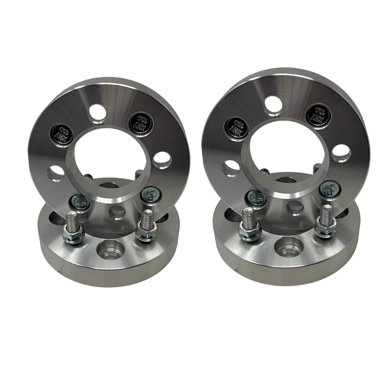 4 Wheel Spacers 1.25" Thick | 4X4.5 To 4 X 4.5 | 4 Lug 12X1.5 | Or 4X114
