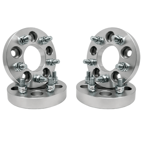 4x 5x100 To 5x114.3 Conversion Kit Fr-S Brz Wrx Includes 20x Neo Chrome Lugnuts + Spline Key | 1 Inch (25mm) | 12x1.5 Lugs And Studs | - SET Group USA