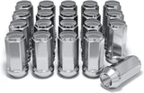 24 Dodge Durango, Dakota Chrome Bulge Acorn Lug Nuts | 1/2"-20 | Closed End 1.9"