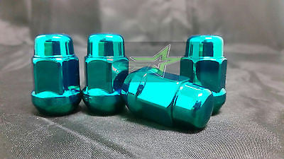 23 JEEP GREEN LUG NUTS | 1/2-20 | CLOSED END 5X5, 5X4.5, 5X5.5 BULGE ACORN LUGS - Set Group USA - 4