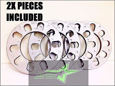 2 WHEEL SPACERS 1/4 INCH THICK 6MM | FITS ALL 6X5.5 OR 6X139.7 | 6 LUG VEHICLES - Set Group USA - 1