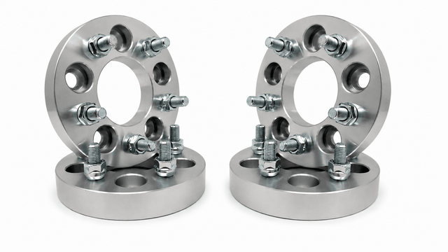 4x 5x150 to 5x5.5 Wheel Adapters | 1.5" Inch Thick (38mm) | Toyota Tundra Sequoia Land Cruiser 2007-2021 | 14x1.5 Studs & Lug Nuts | 110mm Center Bore | Forged 6061 T-6 Aerospace Grade Hard Anodized Aluminum - SET Group USA