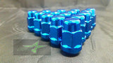 20 JEEP BLUE LUG NUTS | 1/2-20 | CLOSED END 5X5, 5X4.5, 5X5.5 BULGE ACORN LUGS - Set Group USA - 1