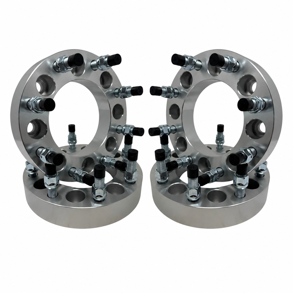 4X 8 Lug Wheel Spacers 1994-2010 Dodge Ram 2500, 3500 Dually | 2 Inch Heavy Duty
