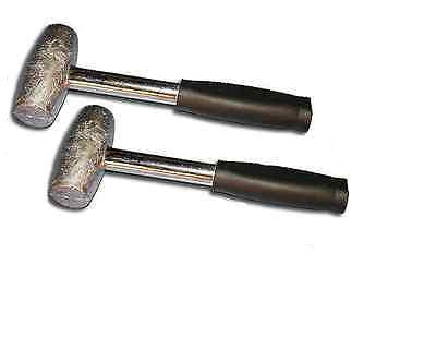 2 LEAD HAMMERS FOR ADAPTER KNOCK OFF DATYON LUXOR ZENITH TRUE STYLE WIRE WHEELS - Set Group USA
