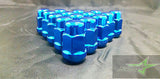 23 JEEP BLUE LUG NUTS | 1/2-20 | CLOSED END 5X5, 5X4.5, 5X5.5 BULGE ACORN LUGS - Set Group USA - 2