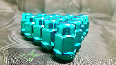 20 GREEN LUG NUTS 12X1.5 | FITS- TOYOTA, LEXUS, SCION, AFTERMARKET WHEELS LUGS - Set Group USA - 2