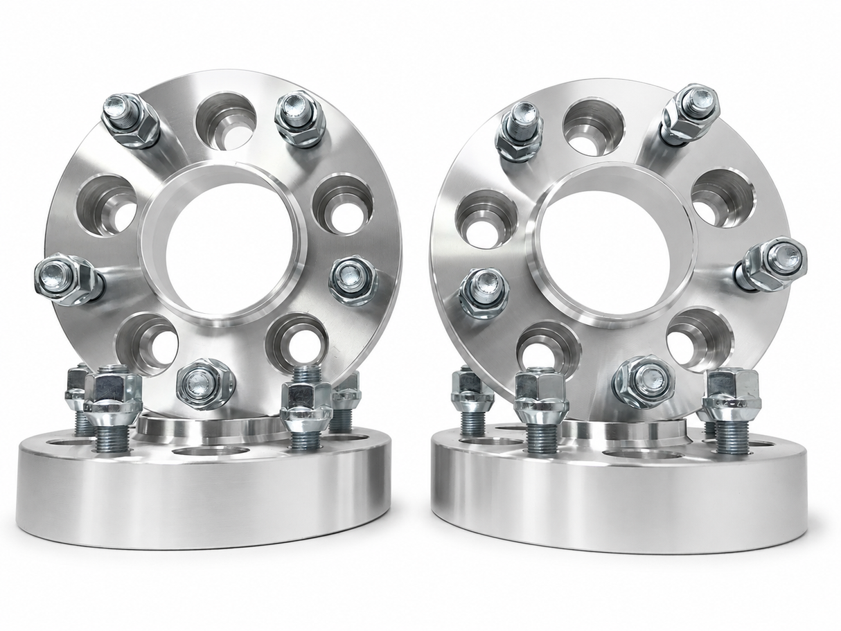 4 Jeep Wheel Spacer Adapters | 5X4.5 To 5X5 | 2" Inch Thick | Hubcentric 50mm