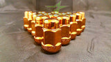 24 ORANGE LUG NUTS 12X1.5 | FITS- TOYOTA, LEXUS, SCION, AFTERMARKET WHEELS LUGS - Set Group USA - 2
