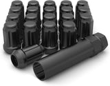 20 Matte Black Spline Tuner Racing Lug Nuts | 12X1.5 | Fits Most Jdm Honda |