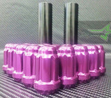 20 Purple Spline Tuner Racing Lug Nuts +2 Keys | 12X1.5 | Fit Most Honda Acura | - Set Group USA - 1