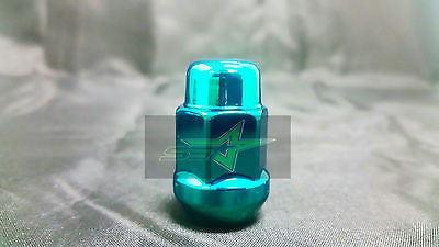 20 JEEP GREEN LUG NUTS | 1/2-20 | CLOSED END 5X5, 5X4.5, 5X5.5 BULGE ACORN LUGS - Set Group USA - 6