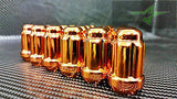 24 Orange 6 Spline Lug Nuts + Key | 12X1.5 |Fits Toyota Fj Tacoma Tundra 4Runner - Set Group USA - 3