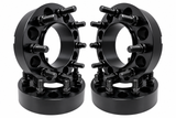 8x6.5 to 8x180 Hub Centric Wheel Adapters | 2" Inch Thick (50mm) | 4 Piece Set | 14x1.5 Studs & Lug Nuts | 125mm Center Bore & Wheel Centering Lip | Forged 6061 T-6 Aerospace Grade Hard Anodized Aluminum