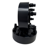 4x 6x5.5 to 6x135 Hub Centric Wheel Adapters | 2" Inch Thick (50mm) | Chevy Silverado 1500 GMC Sierra 1500 1999 & Newer | 14x1.5 Studs & Lug Nuts | 78.1mm Center Bore & 87.1mm Wheel Centering Lip | Forged 6061 T-6 Aluminum