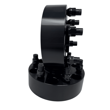 4x 6x5.5 to 6x135 Hub Centric Wheel Adapters | 2" Inch Thick (50mm) | Chevy Silverado 1500 GMC Sierra 1500 1999 & Newer | 14x1.5 Studs & Lug Nuts | 78.1mm Center Bore & 87.1mm Wheel Centering Lip | Forged 6061 T-6 Aluminum - SET Group USA