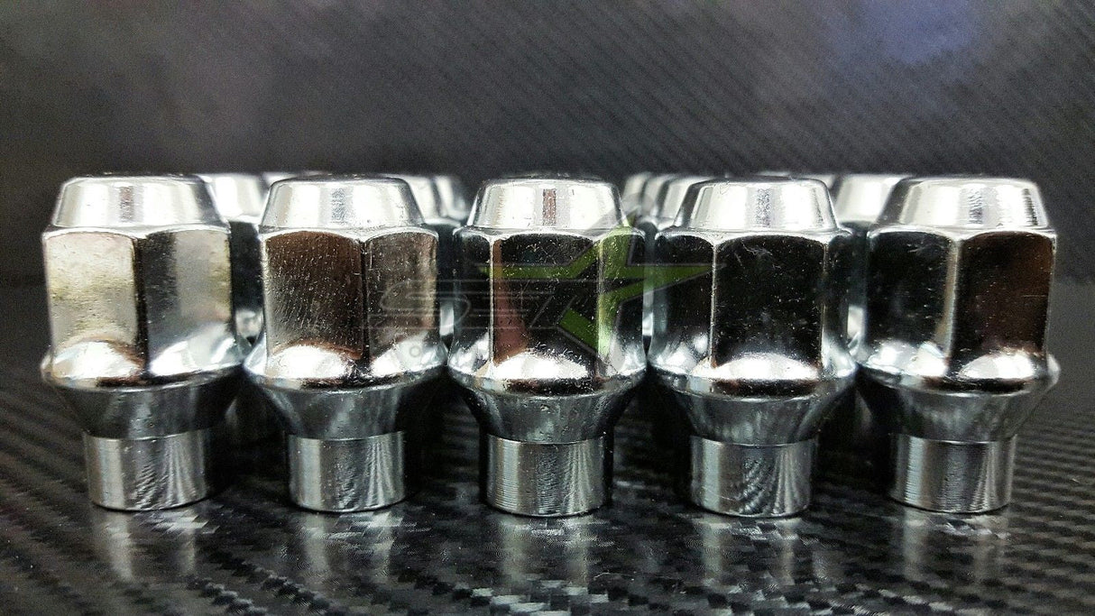 20 LUG NUTS ET CHROME BULGE ACORN 12X1.5 | FITS MOST HONDA ACURA | TRUST USA - Set Group USA - 2