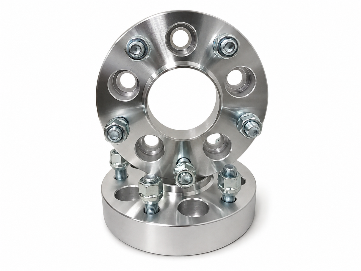 2 Jeep Wheel Spacer Adapters | 5X4.5 To 5X5 | 2" Inch Thick | Hubcentric 50mm