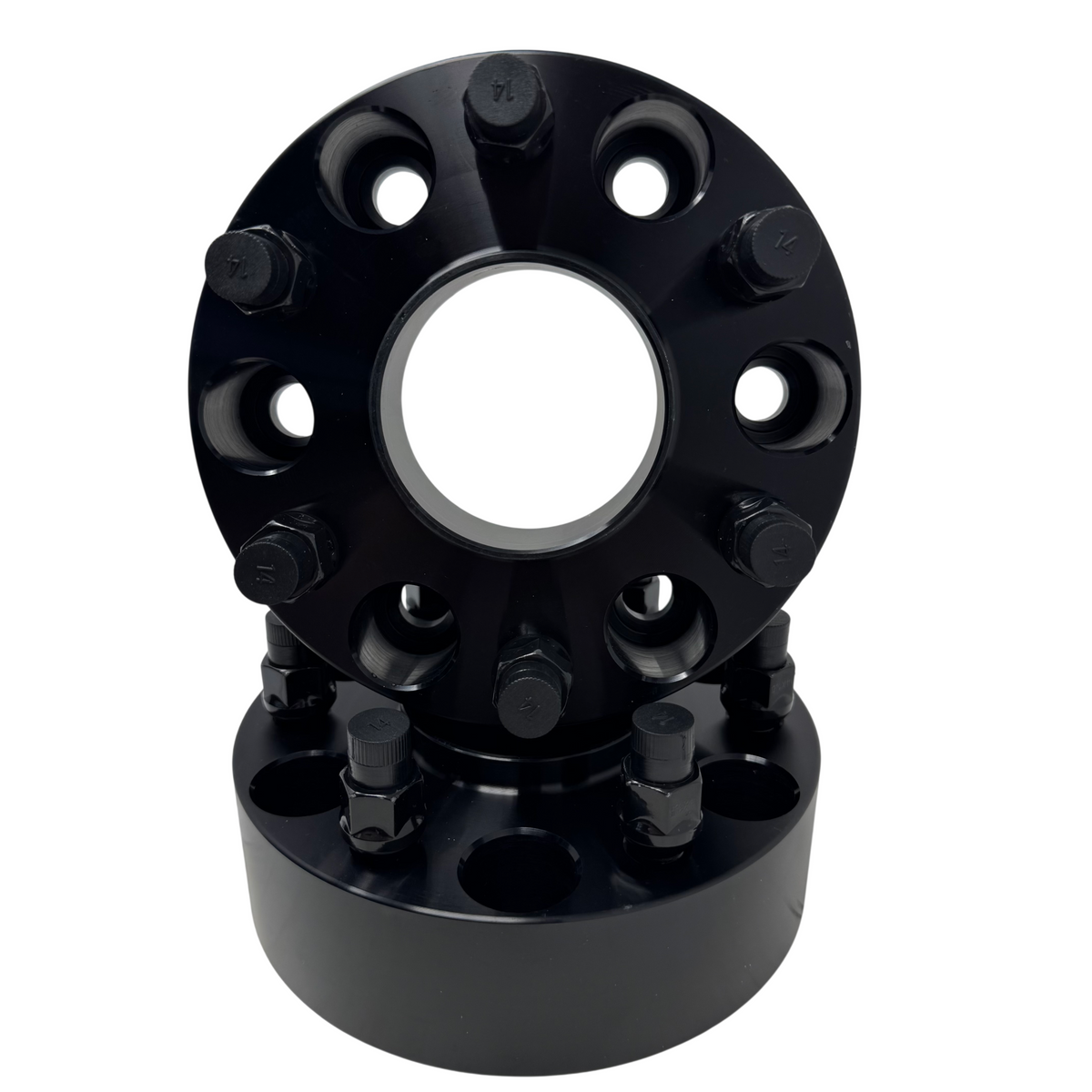 2x 6x120 Chevy Colorado GMC Canyon 2015-2023 Hub Centric Wheel Spacers | 2" Inch (50mm) | 14x1.5 Studs & Lug Nuts | 66.9mm Center Bore & Wheel Centering Lip | Forged 6061 T-6 Aerospace Grade Hard Anodized Aluminum