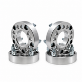 4x 5x4.75 Or 5x5 to 5x5 Wheel Adapters | 1.25" Inch Thick (32mm) | 1/2-20 Studs & Lug Nuts | 78.1mm Center Bore | Forged 6061 T-6 Aerospace Grade Hard Anodized Aluminum