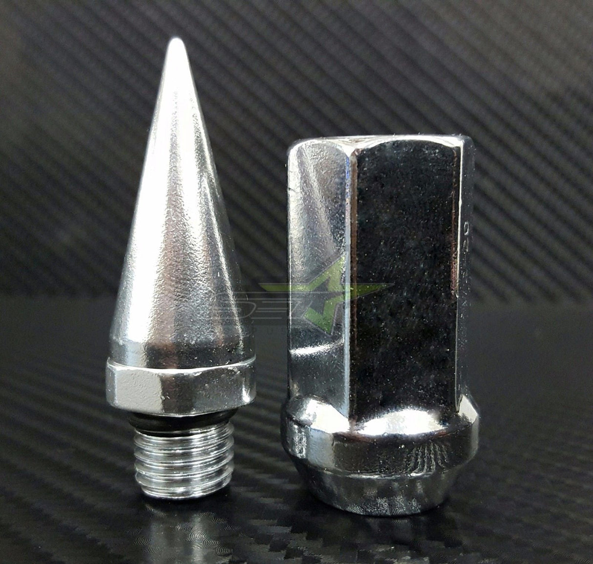 20 CHROME SPIKED EXTENDED LUG NUTS 1/2x20 OFFROAD WHEELS FOR CJ YJ JK JEEP - Set Group USA - 2