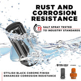 24 Toyota Lexus Black 7 Spline Lug Nuts +2 Keys | 12X1.5 | Fits All Aftermarket Toyota 6 Lug