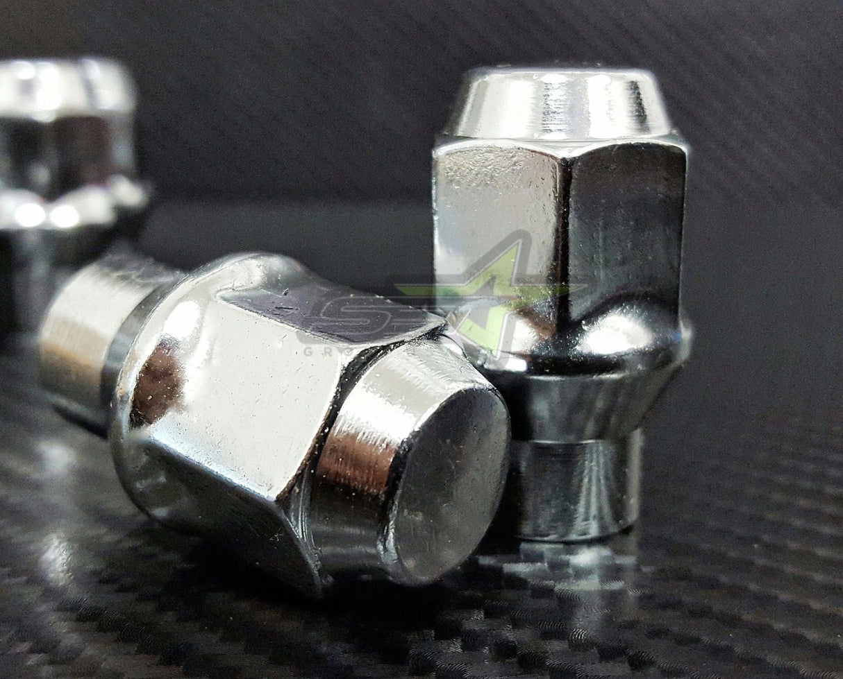 20 LUG NUTS ET CHROME BULGE ACORN 12X1.5 | FITS MOST HONDA ACURA | TRUST USA - Set Group USA - 3