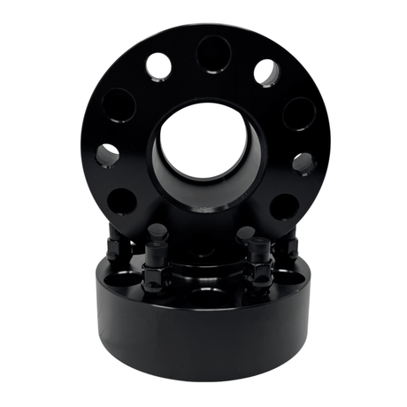 2x 6x5.5 to 6x135 Hub Centric Wheel Adapters | 2" Inch Thick (50mm) | Chevy Silverado 1500 GMC Sierra 1500 1999 & Newer | 14x1.5 Studs & Lug Nuts | 78.1mm Center Bore & 87.1mm Wheel Centering Lip | Forged 6061 T-6 Aluminum - SET Group USA
