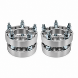 4x 5x5 Or 5x5.5 to 5x5 Wheel Adapters | 1.5" Inch Thick (38mm) | Dual Drilled Universal Fit 5x5 Or 5x5.5 Vehicles | 1/2-20 Studs & Lug Nuts | 87.1mm Center Bore | Forged 6061 T-6 Aerospace Grade Hard Anodized Aluminum
