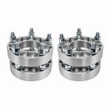 4x 5x4.5 Or 5x4.75 to 5x5.5 Wheel Adapters | 1.25" Inch Thick (32mm) | Dual Drilled Universal Fit 5x4.5 Or 5x4.75 Vehicles | 12x1.5 Studs & Lug Nuts | 74mm Center Bore | Forged 6061 T-6 Aerospace Grade Hard Anodized Aluminum - SET Group USA