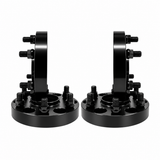 4x 6x120 Hub Centric Wheel Spacers | 1.5" Inch (38mm) | 14x1.5 Studs & Lug Nuts | 66.9mm Center Bore & Wheel Centering Lip | Forged 6061 T-6 Aerospace Grade Hard Anodized Aluminum