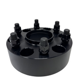 2x 6x120 Chevy Colorado GMC Canyon 2015-2023 Hub Centric Wheel Spacers | 2" Inch (50mm) | 14x1.5 Studs & Lug Nuts | 66.9mm Center Bore & Wheel Centering Lip | Forged 6061 T-6 Aerospace Grade Hard Anodized Aluminum