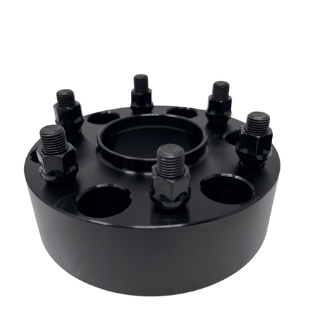 4x 6x5.5 to 6x135 Hub Centric Wheel Adapters | 2" Inch Thick (50mm) | Chevy Silverado 1500 GMC Sierra 1500 1999 & Newer | 14x1.5 Studs & Lug Nuts | 78.1mm Center Bore & 87.1mm Wheel Centering Lip | Forged 6061 T-6 Aluminum - SET Group USA