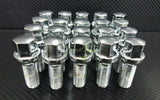 20 PORSCHE 911 996 997 986 987 BOXSTER CHROME STEEL LUG NUTS BOLTS - Set Group USA - 1