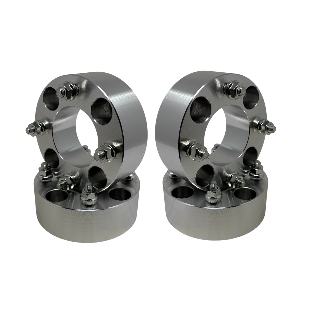 4 Wheel Spacers 2" Inch Thick (50mm) | 4X4.5 To 4 X 4.5 | 4 Lug 10X1.25 | 4X114.3
