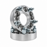 4x 5x110 Or 5x112 to 5x4.75 Wheel Adapters | 1.25" Inch Thick (32mm) | 12x1.5 Studs & Lug Nuts | 74mm Center Bore | Forged 6061 T-6 Aerospace Grade Hard Anodized Aluminum