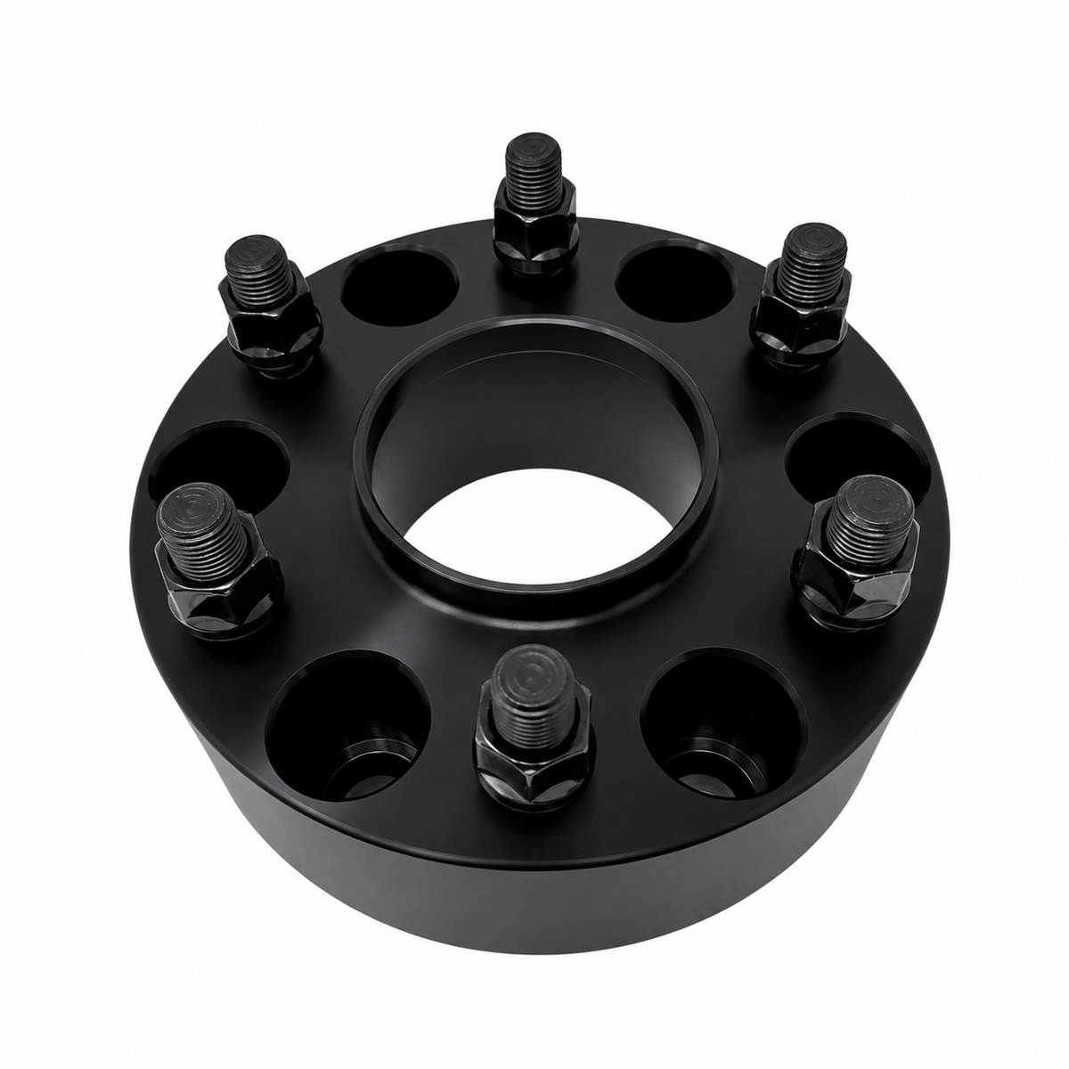 4 6x135 to 6x5.5 Hub Centric Wheel Adapters Ford To Chevy Wheels 1.5" Inch Thick (38mm) F-150, Raptor, Bronco Raptor, 14x1.5 Studs & Lug Nuts 87.1mm Center Bore To 78.1mm Wheel Centering Lip