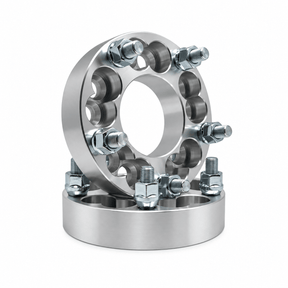 2x 5x110 Or 5x112 to 5x4.5 Wheel Adapters | 1.25" Inch Thick (32mm) | Dual Drilled Universal Fit 5x110 Or 5x112 Vehicles | 12x1.5 Studs & Lug Nuts | 74mm Center Bore | Forged 6061 T-6 Aerospace Grade Hard Anodized Aluminum - SET Group USA