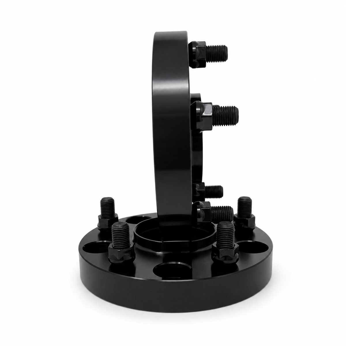 2x 5x115 Dodge Challenger Charger Chrysler 300 2005-2023 Hub Centric Wheel Spacers | 1.25" Inch (32mm) | 14x1.5 Studs & Lug Nuts | 71.5mm Center Bore & Wheel Centering Lip | Forged 6061 T-6 Aerospace Grade Hard Anodized Aluminum