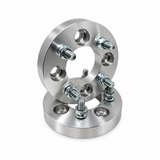 2x 4x100 Wheel Spacers | 1.25" Inch (32mm) | 12x1.5 Studs & Lug Nuts | 71mm Center Bore | Forged 6061 T-6 Aerospace Grade Hard Anodized Aluminum