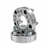 4x 5x4.5 Or 5x4.75 to 5x5.5 Wheel Adapters | 1.25" Inch Thick (32mm) | Dual Drilled Universal Fit 5x4.5 Or 5x4.75 Vehicles | 12x1.5 Studs & Lug Nuts | 74mm Center Bore | Forged 6061 T-6 Aerospace Grade Hard Anodized Aluminum - SET Group USA