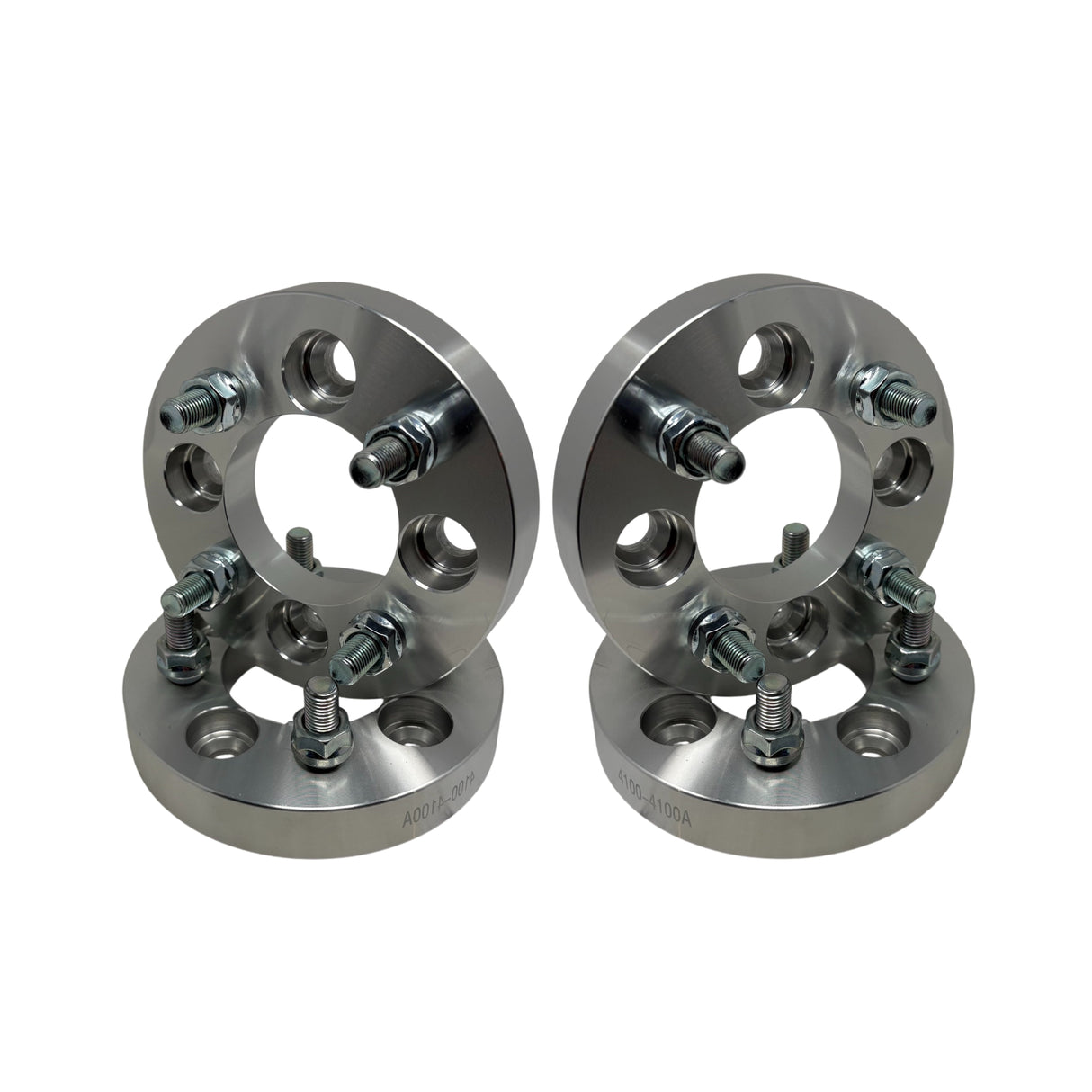 4 Wheel Adapters / Spacers 1" Inch Thick | 4X100 To 4X4.25 | 4 Lug 100 | 12X1.5