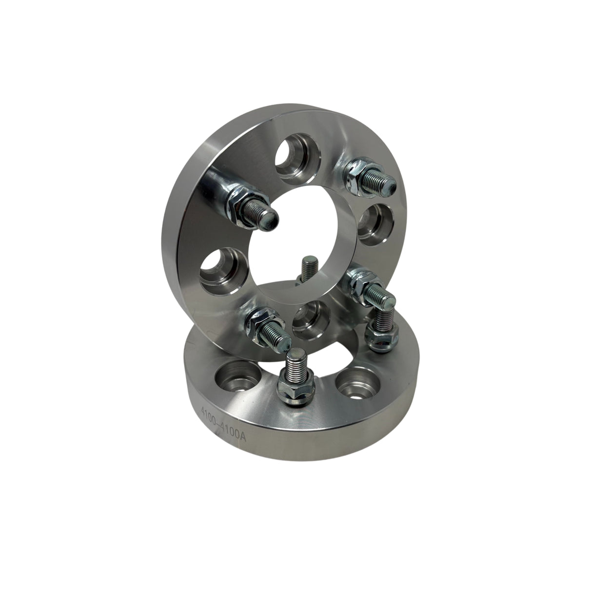 2 Wheel Spacers 1" Inch Thick | 4X100 To 4 X 100 | 12X1.5 Lug Nuts | 4 Lug, 25mm