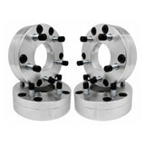 4 Wheel Adapters 6X5.5 To 5X135 | Use 5 Lug Wheels On 6 Lug Car | 2" Inch Thick 14x1.5 Studs & Lugs