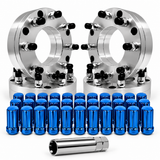 Chevy GMC 6x5.5 To 8x6.5 Wheel Adapters 2 Inch +32 Free Spline Lugs 14x1.5 Studs 108mm Bore For All Hub Clearance Silverado, Sierra, Tahoe, Yukon, Suburban, Escalade, Colorado, Canyon, Avalanche, Yukon XL, Blazer, Astro, Safari, K1500, K2500