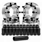 Toyota 6x5.5 To 8x6.5 Wheel Adapters 2 Inch 50mm 14x1.5 Studs & 32 free black spline Lugs 108mm Bore For All Toyota Truck Clearance Tacoma, 4Runner, Tundra, Pickup, Sequoia, Land Cruiser, FJ Cruiser, T100